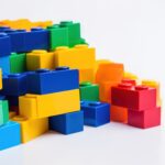 Colorful plastic blocks