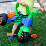 Child on a tricycle